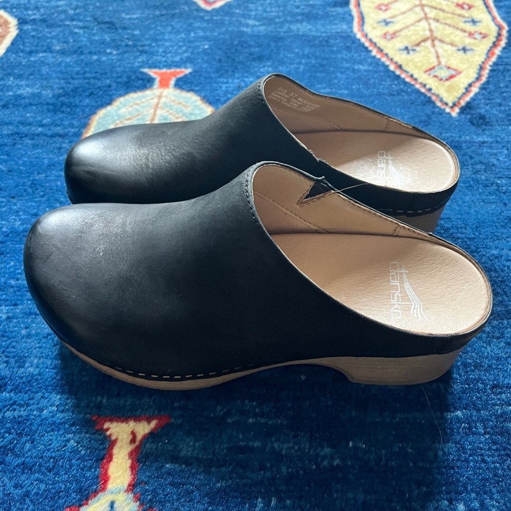 Dansko black clogs size 37